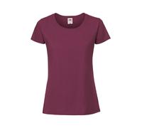 Fruit of the Loom T-Shirt Dames en Coton Jersey Col Rond Manches Courtes