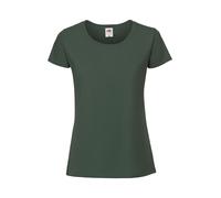 Fruit of the Loom T-Shirt Dames en Coton Jersey Col Rond Manches Courtes