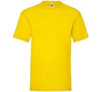 Fruit of the Loom T-Shirt de Baseball Classique à Manches Courtes pour Homme, XL, Jaune, XL