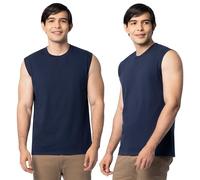 Fruit of the Loom T-shirt Eversoft sans manches en coton pour homme, respirant, avec évacuation de l'humidité avec contrôle des odeurs, tailles S à 4X, Taille XL