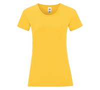Fruit of the Loom T-Shirt Femme Doux En Coton Uni