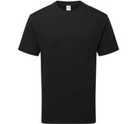 Fruit of the Loom - T-Shirt für Herren/Damen Uni PC7704 (XXL) (Schwarz)