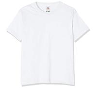 Fruit of the Loom - T-shirt - Garçon Blanc blanc 12-13 - 34" Chest. Height 152cm.