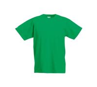 Fruit of the Loom - T-shirt - Garçon - Vert - Kelly Green - 14 ans