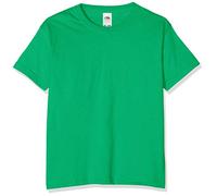 Fruit of the Loom - T-shirt - Garçon - Vert - Kelly Green - 9 ans