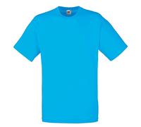 Fruit of the Loom T-Shirt Homme, Bleu Ciel, Medium