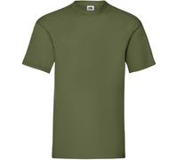 Fruit Of The Loom T-Shirt Homme Femme 100% Coton Uni À Manches Courtes