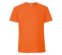 Fruit of the Loom - T-Shirt - Homme (L) (Orange)