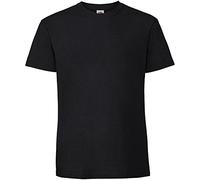 Fruit of the Loom - T-Shirt - Homme (M) (Noir)