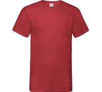 Fruit of the Loom - T-shirt - Homme - Rouge - Rouge - XL
