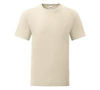 Fruit of the Loom - T-Shirt - Hommes (S) (Beige)