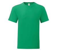Fruit of the Loom - T-Shirt Iconic - Homme (2XL) (Vert)