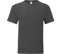 Fruit Of The Loom - T-shirt ICONIC - Hommes (M) (Gris foncé) - UTPC3389 Gris Foncé G