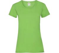 Fruit Of The Loom T-shirt Lady-Fit pour femme (5 pièces/paquet) BC4810 (L) (Citron vert)