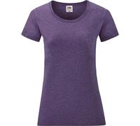 Fruit Of The Loom T-shirt Lady-Fit pour femme (5 pièces/paquet) BC4810 (XS) (Violet chiné)