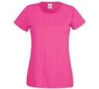 Fruit Of The Loom - T-shirt manches courtes - Femme (2XL) (Fuchsia) - UTBC1354 Fuchsia G