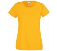 Fruit of the Loom - Polo - Femme Jaune Tournesol Medium