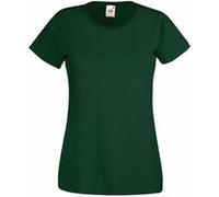 Fruit Of The Loom - T-shirt manches courtes - Femme (S) (Vert bouteille) - UTBC1354 Vert Bouteille G