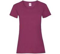 Fruit Of The Loom - T-shirt manches courtes - Femme (XL) (Bordeaux) - UTBC1354 Bordeaux