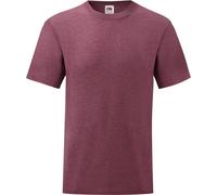 Fruit Of The Loom T-shirt manches courtes homme BC330 (M) (Bourgogne chiné)