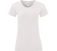 Fruit Of The Loom T-shirt manches courtes pour femme Iconic PC3400 (XS) (Blanc)