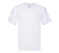 Fruit of the Loom T-Shirt Original À Col V En Cotton À Manches Courtes