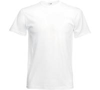 Fruit of the Loom T-Shirt Original Full Coupe 61-082-0 - Blanc - Large