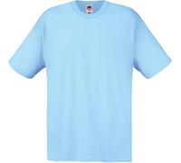 Fruit of the Loom Original T T-Shirt, Bleu Ciel, XXL Homme