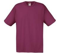 Fruit Of The Loom - T-shirt ORIGINAL - Homme (2XL) (Bordeaux) - UTBC340 Bordeaux, Bordeaux G