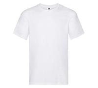 Fruit of the Loom T-Shirt Original pour Femme, Blanc, S