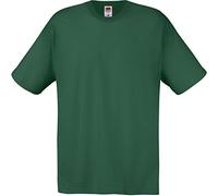 Fruit of the Loom SS022M T-Shirt, Vert Bouteille, XXL Homme