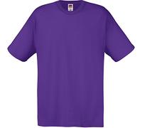 Fruit of the Loom T-Shirt Original pour Homme, Violet, L