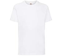 Fruit of The Loom T-Shirt Performance pour bébé, Blanc, 12-13 Ans