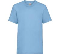 Fruit of the Loom T-shirt pour enfants, manches courtes BC329 (12-13 ans (152)) (Bleu ciel)