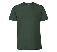 Fruit of the Loom - T-Shirt Ringspun Premium - Homme (L) (Vert Bouteille)