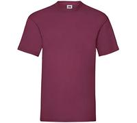 Fruit of the Loom - T-shirt - - Uni Homme - Rouge - Bordeaux - Xx-large