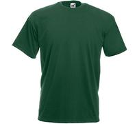 Fruit of the Loom - T-shirt - - Uni Homme - Vert - Bottle - Large