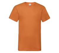 Fruit Of The Loom T-Shirt V-Neck En Coton Uni Valeur Poids Jusqu'à 4XL Et 5XL