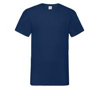 Fruit Of The Loom T-Shirt V-Neck En Coton Uni Valeur Poids Jusqu'à 4XL Et 5XL