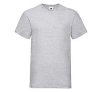Fruit Of The Loom T-Shirt V-Neck En Coton Uni Valeur Poids Jusqu'à 4XL Et 5XL