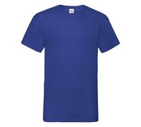 Fruit Of The Loom T-Shirt V-Neck En Coton Uni Valeur Poids Jusqu'à 4XL Et 5XL