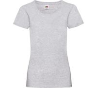 Fruit of the Loom - T-shirt "Valueweight" pour femme RW9739 (36 FR) (Gris chiné)