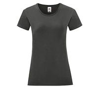 Fruit of the Loom Tee-Shirt pour Femme (M) (Vert foncee)