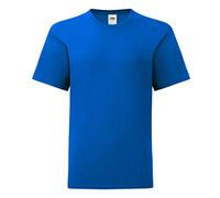 Fruit of the Loom Value Weight T 61-033-0 - T-shirt pour garçon - Bleu - 9 ans