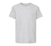 Fruit of the Loom Value Weight T 61-033-0 - T-shirt pour garçon - Gris - 9 ans