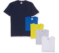 Fruit of The Loom Valueweight Lot de 5 T-Shirt à Manches Courtes pour Homme - Multicolore - XX-Large