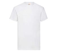 Fruit of the Loom T-shirt Valueweight Lot de 5 Homme Blanc M