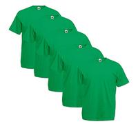 Fruit of the Loom Valueweight Lot de 5 T-Shirts pour Homme, citron vert, XL