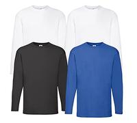 Fruit of the Loom Valueweight T-shirt de sport à manches longues pour homme, L