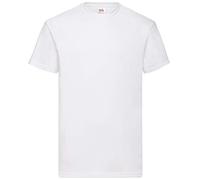 Fruit of the Loom - Valueweight - T-Shirt manches courtes - Homme - Blanc (White) - M